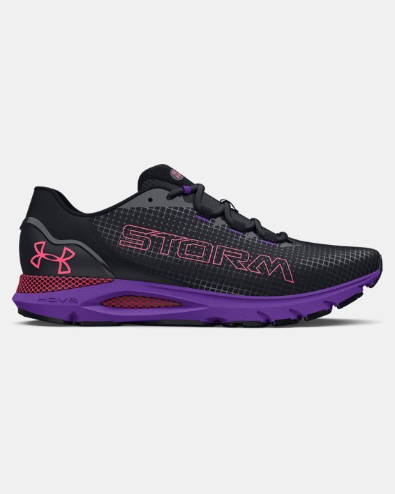 Women's UA HOVR™ Sonic 6 Storm Running Shoes in Black image number 0